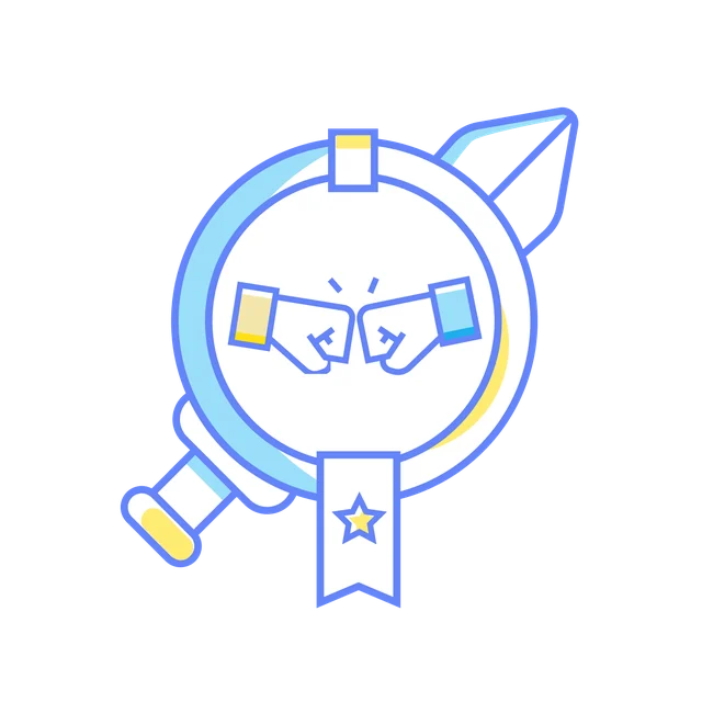 The fist-bump badge, for bringing another ambassador in.